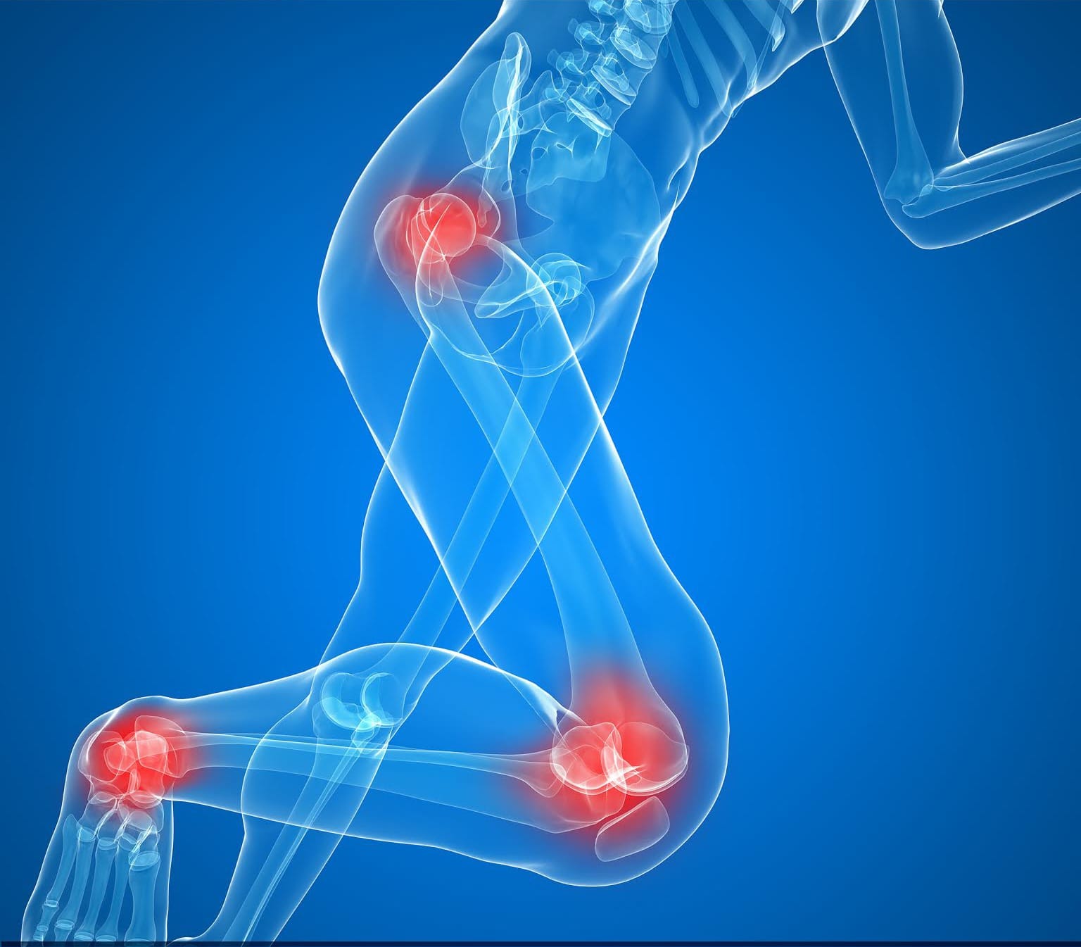 Fisioterapia per dolori ad anca, ginocchio e piede con tecniche di rinforzo articolare